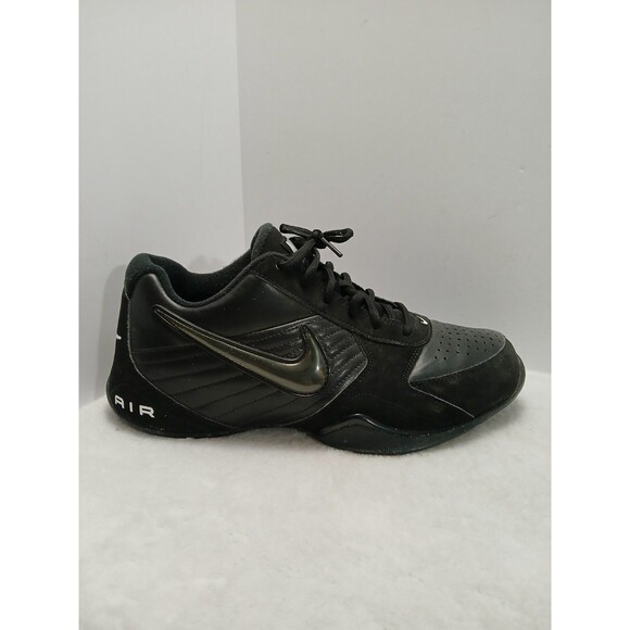 Nike Air Baseline Low Black Sneakers Men's Size 8.5 386240-001 - Picture 1 of 9